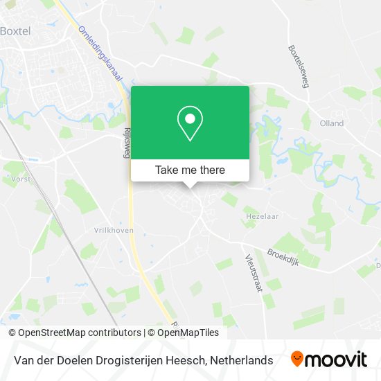 Van der Doelen Drogisterijen Heesch map