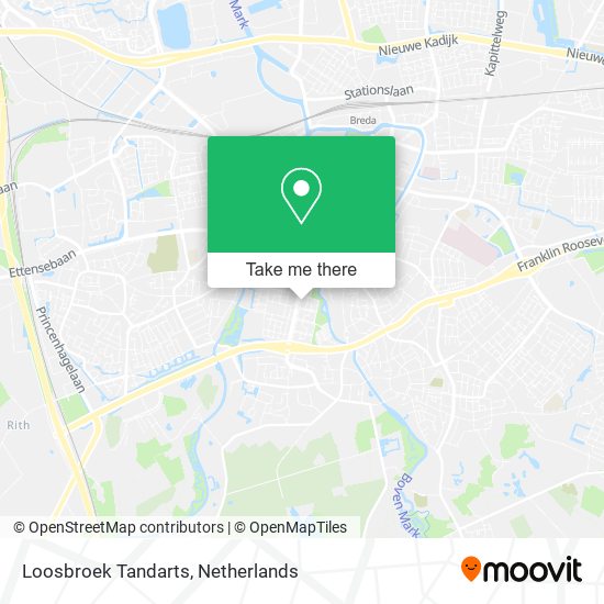 Loosbroek Tandarts map