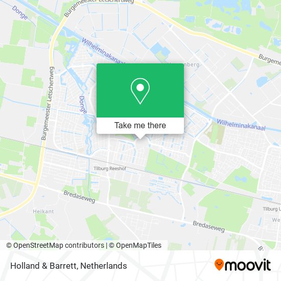 Holland & Barrett map