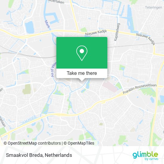 Smaakvol Breda map