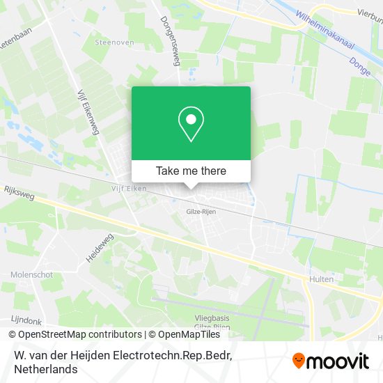 W. van der Heijden Electrotechn.Rep.Bedr map