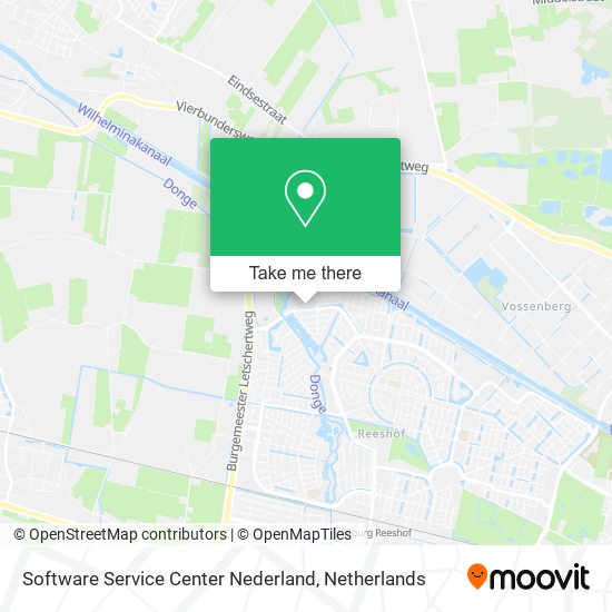 Software Service Center Nederland map
