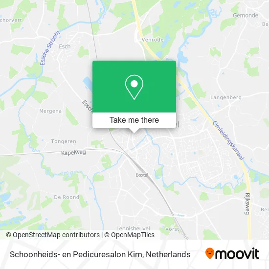 Schoonheids- en Pedicuresalon Kim map