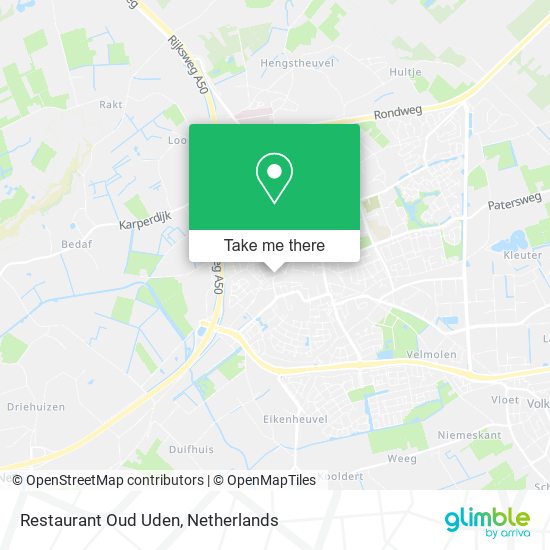 Restaurant Oud Uden map