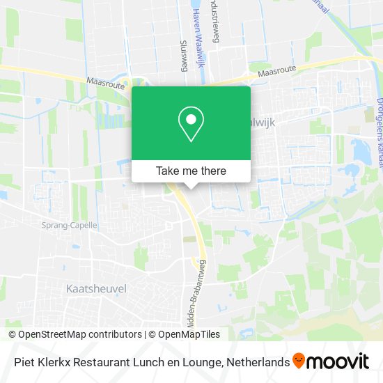 Piet Klerkx Restaurant Lunch en Lounge map