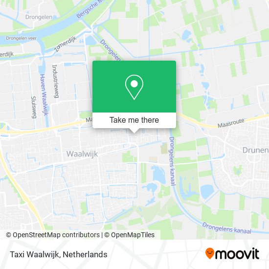 Taxi Waalwijk map