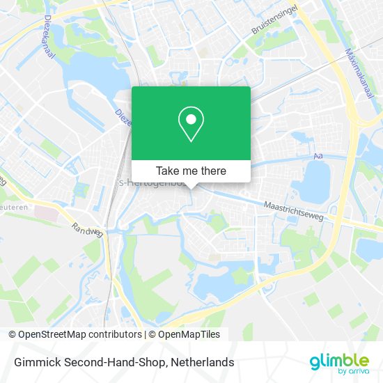 Gimmick Second-Hand-Shop map