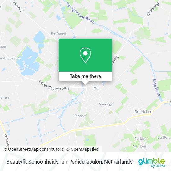 Beautyfit Schoonheids- en Pedicuresalon map