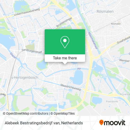 Alebeek Bestratingsbedrijf van map