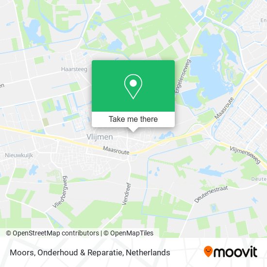 Moors, Onderhoud & Reparatie map