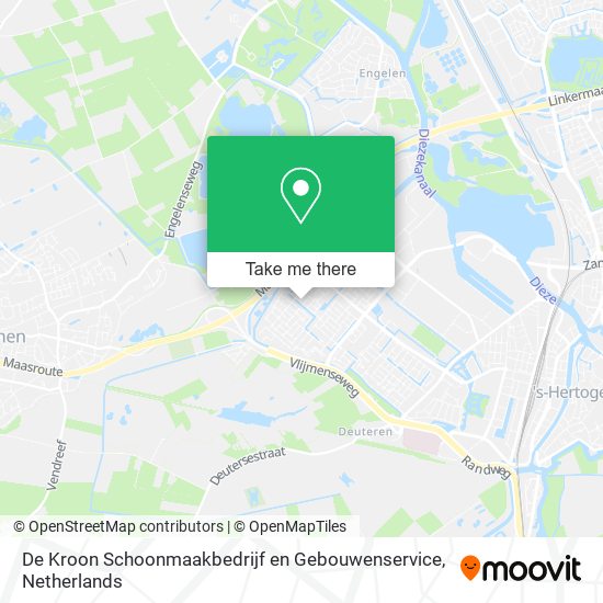 De Kroon Schoonmaakbedrijf en Gebouwenservice map