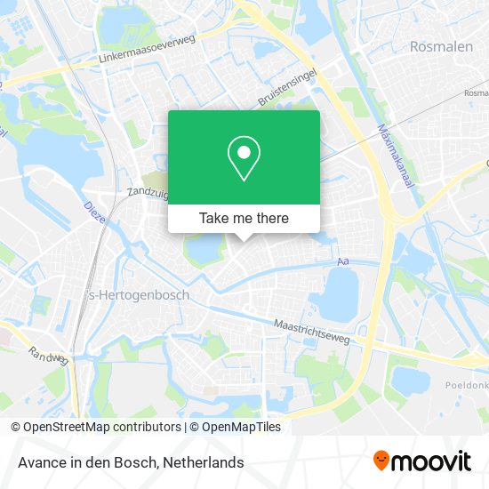 Avance in den Bosch map