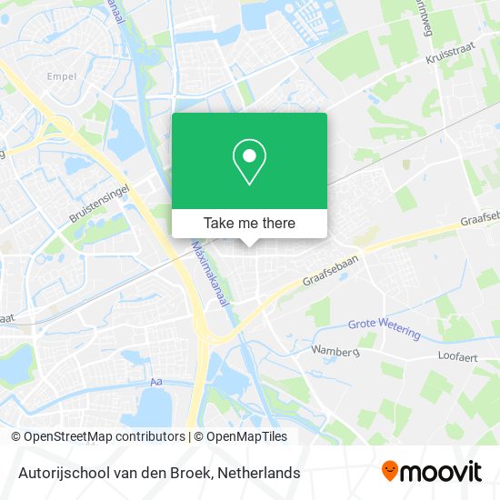 Autorijschool van den Broek map