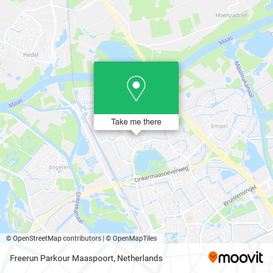 Freerun Parkour Maaspoort map