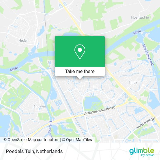 Poedels Tuin map