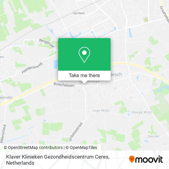 Klaver Klinieken Gezondheidscentrum Ceres map