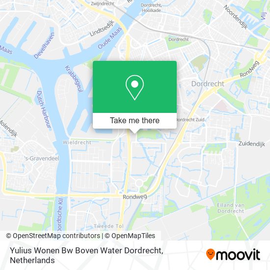Yulius Wonen Bw Boven Water Dordrecht Karte