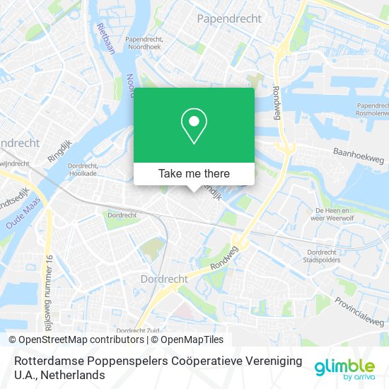Rotterdamse Poppenspelers Coöperatieve Vereniging U.A. Karte