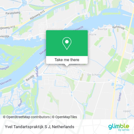 Yvel Tandartspraktijk S J map