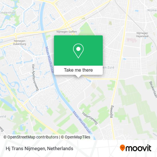 Hj Trans Nijmegen map