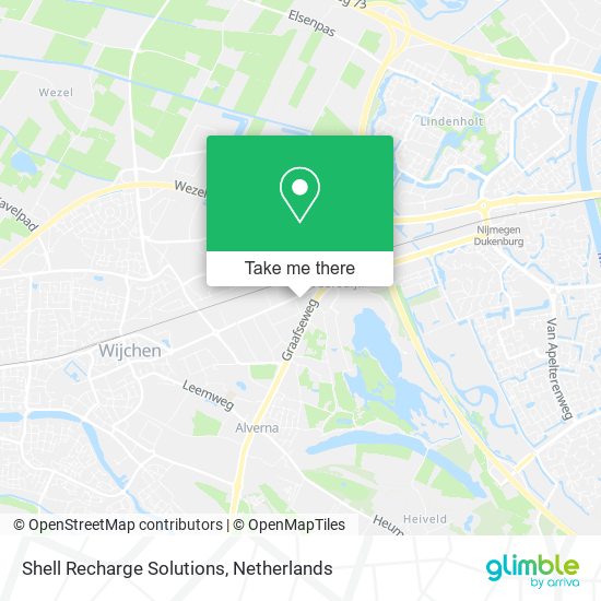 Shell Recharge Solutions map