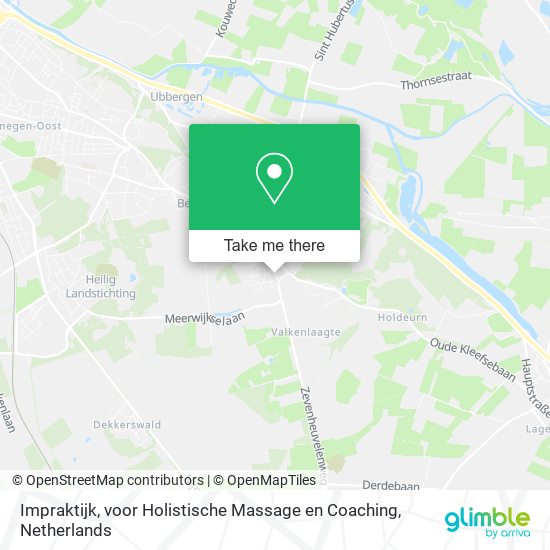 Impraktijk, voor Holistische Massage en Coaching Karte