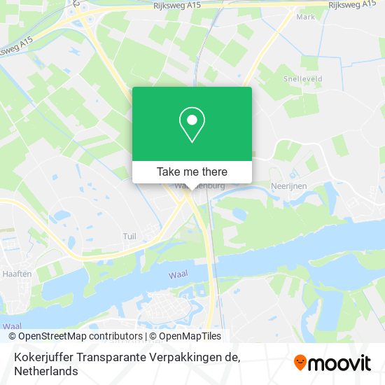Kokerjuffer Transparante Verpakkingen de map