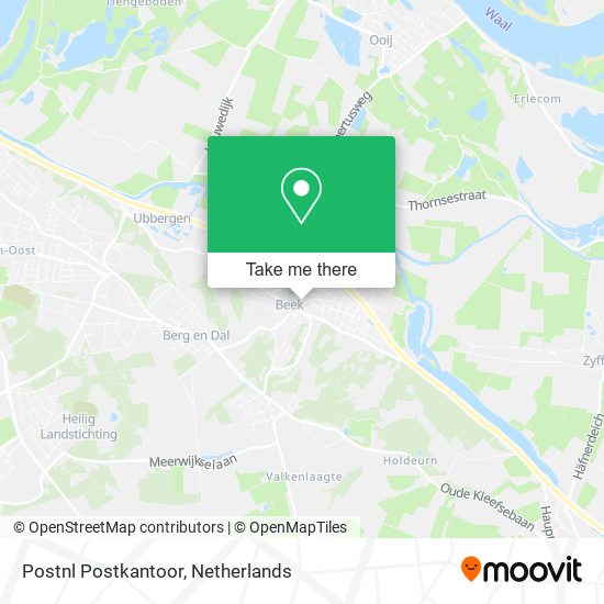 Postnl Postkantoor map