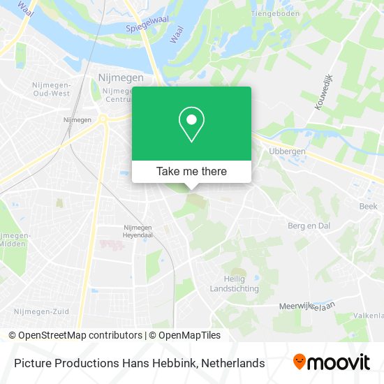 Picture Productions Hans Hebbink map