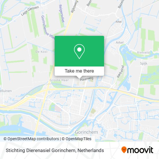 Stichting Dierenasiel Gorinchem Karte