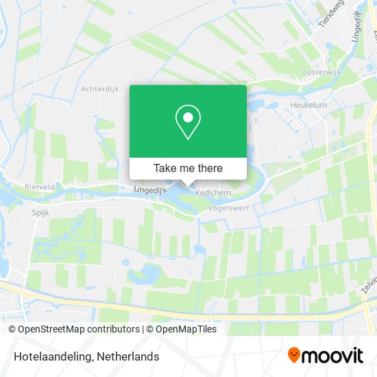 Hotelaandeling map