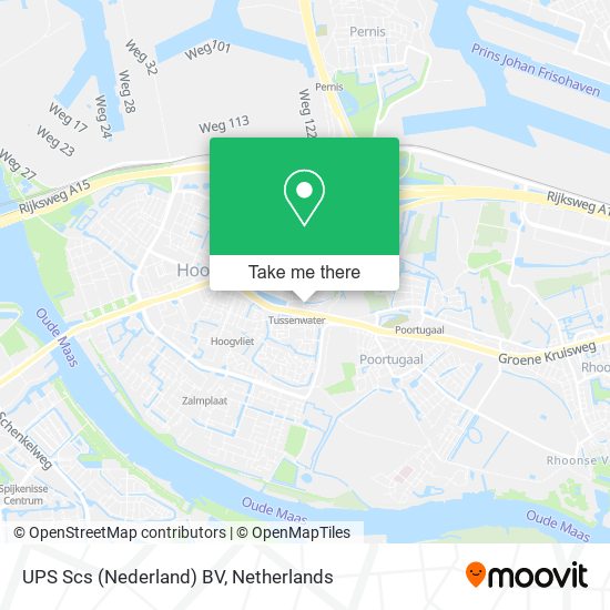 UPS Scs (Nederland) BV map
