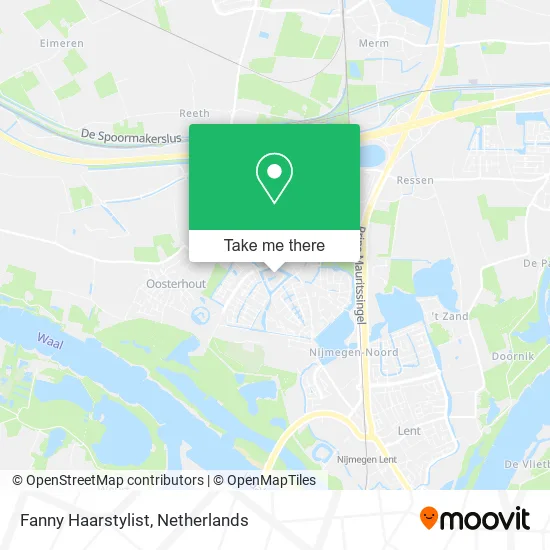 Fanny Haarstylist map