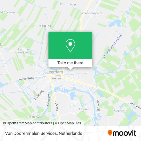 Van Doorenmalen Services map