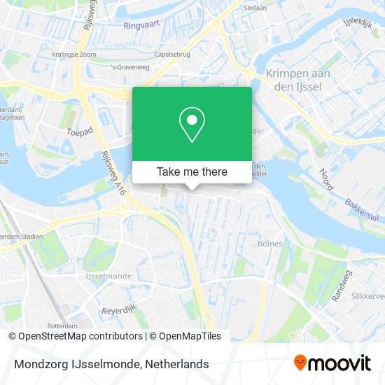 Mondzorg IJsselmonde Karte