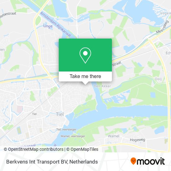 Berkvens Int Transport BV map