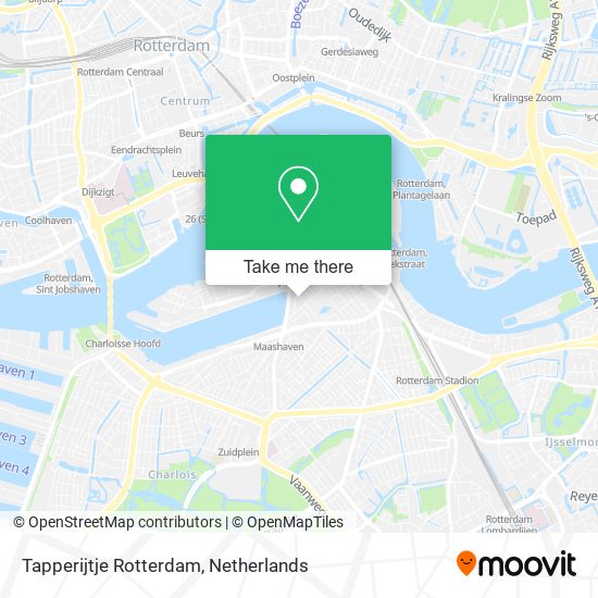 Tapperijtje Rotterdam map