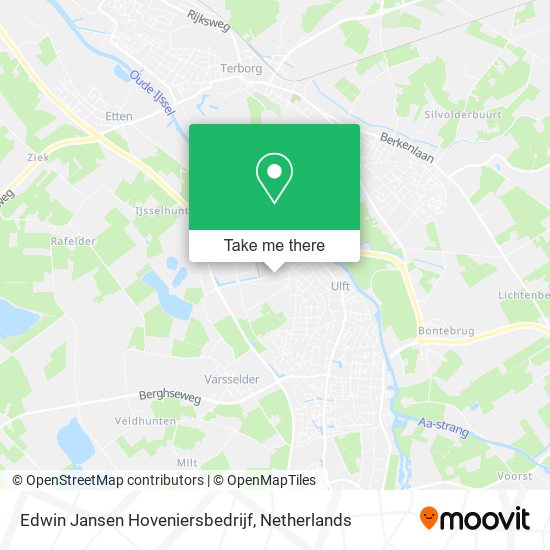 Edwin Jansen Hoveniersbedrijf map