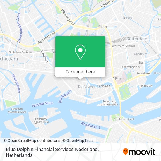 Blue Dolphin Financial Services Nederland map