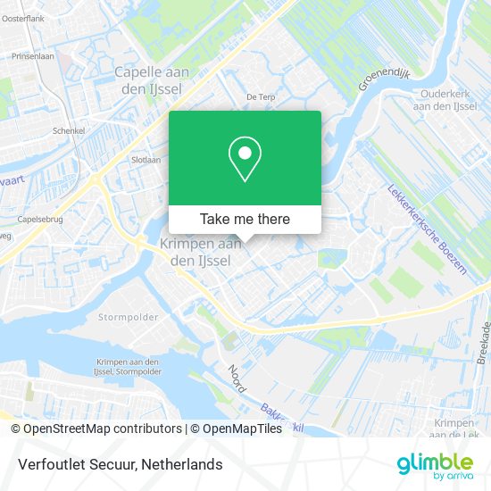 Verfoutlet Secuur map