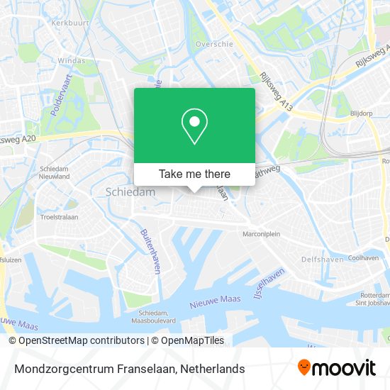 Mondzorgcentrum Franselaan map