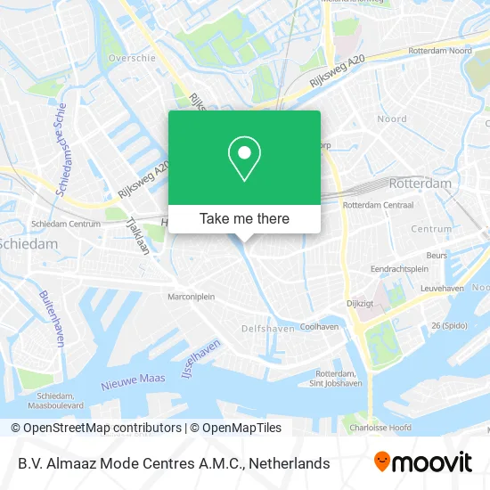 B.V. Almaaz Mode Centres A.M.C. map