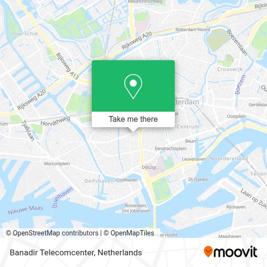 Banadir Telecomcenter Karte