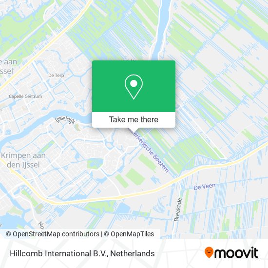 Hillcomb International B.V. map