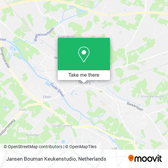 Jansen Bouman Keukenstudio map