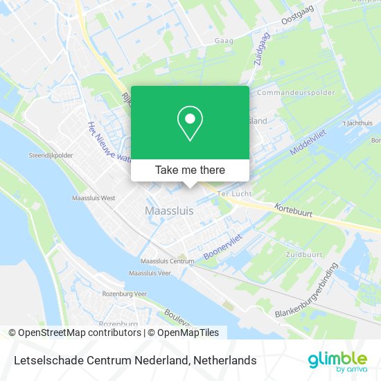 Letselschade Centrum Nederland map