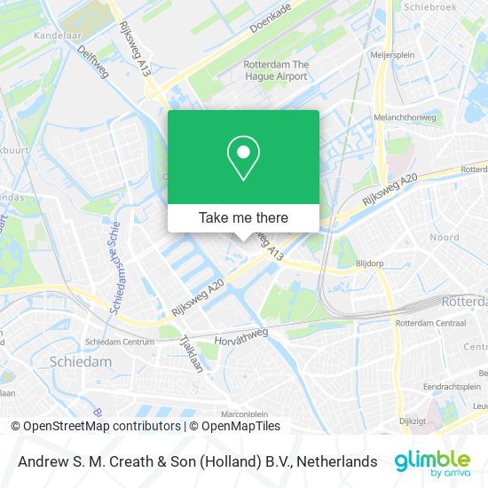 Andrew S. M. Creath & Son (Holland) B.V. map