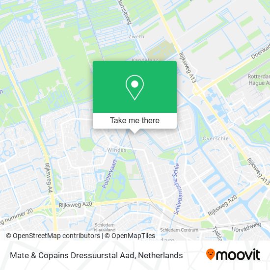 Mate & Copains Dressuurstal Aad map