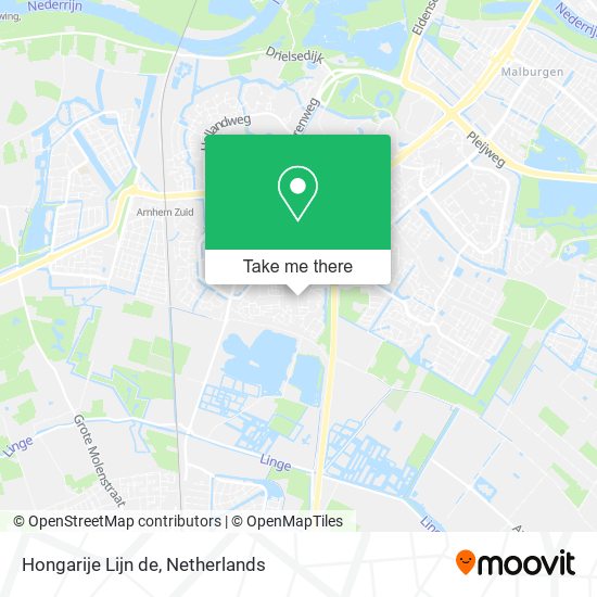 Hongarije Lijn de Karte