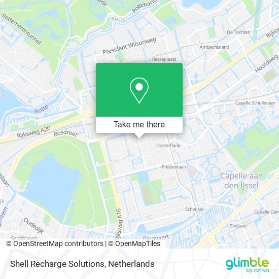 Shell Recharge Solutions map